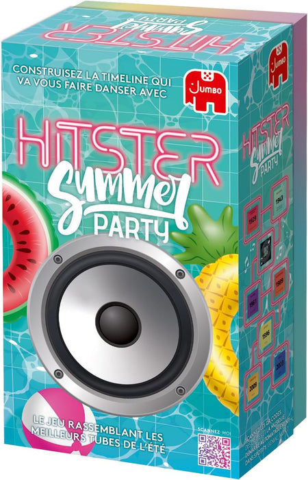 Hitster Summer Party – Board Game – Musical Atmosphere – Adult Game – Rediscover Summer Tubes – Summer Hits – To Play with Family and Friends – 2 to 10 Players – From 16 Years Old French (FR