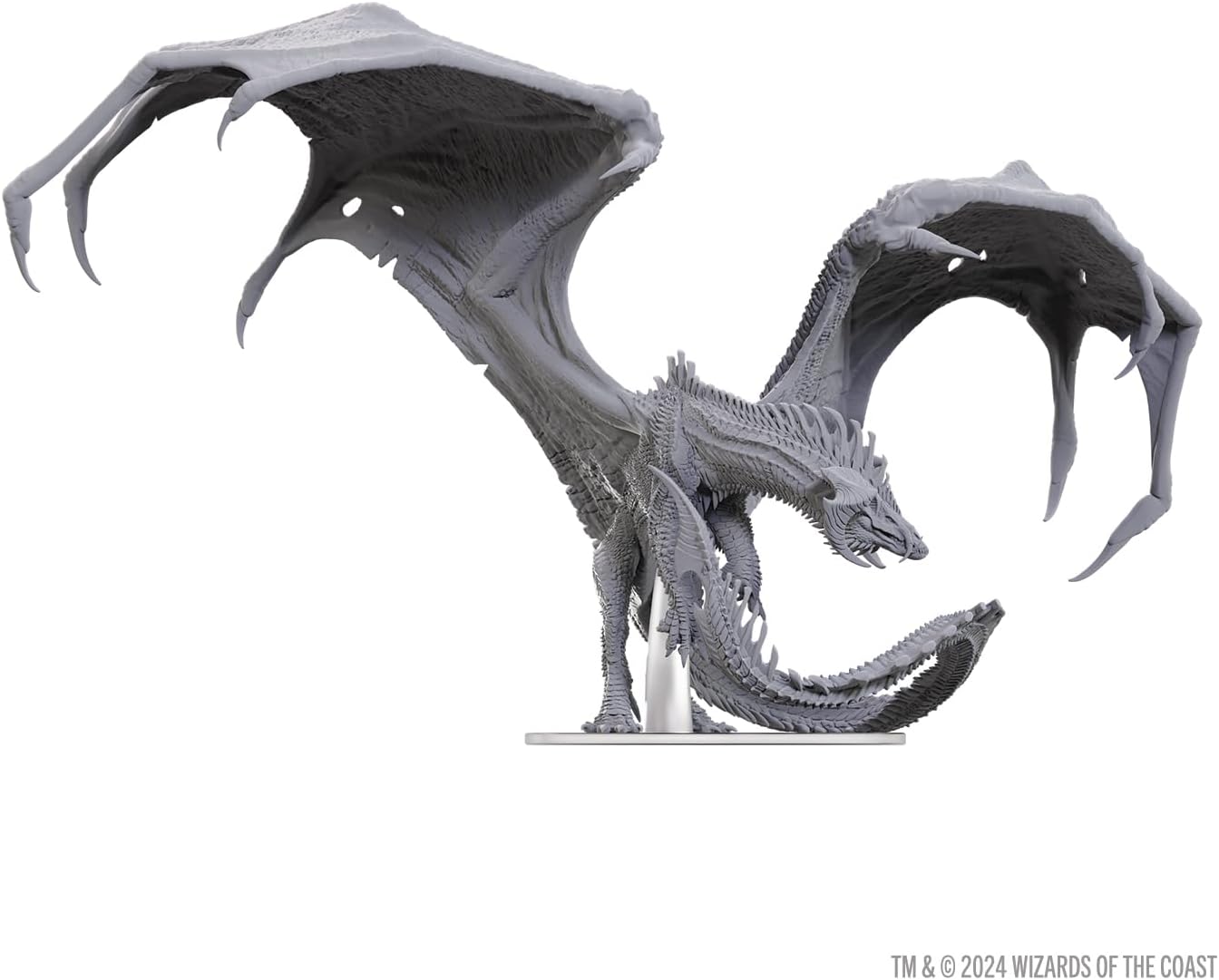 WizKids D&D Nolzur's Marvelous Miniatures: Adult Black Dragon Corruptor | Dungeons and Dragons | Unpainted