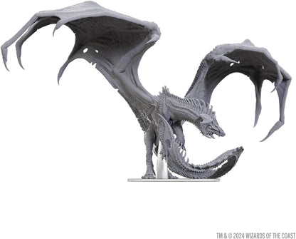 WizKids D&D Nolzur's Marvelous Miniatures: Adult Black Dragon Corruptor | Dungeons and Dragons | Unpainted