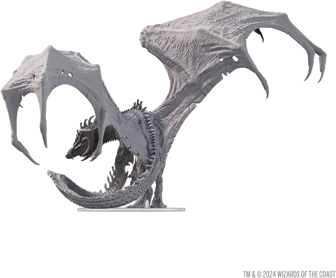 WizKids D&D Nolzur's Marvelous Miniatures: Adult Black Dragon Corruptor | Dungeons and Dragons | Unpainted