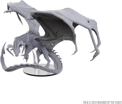 WizKids D&D Nolzur's Marvelous Miniatures: Adult Black Dragon Corruptor | Dungeons and Dragons | Unpainted