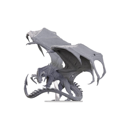WizKids D&D Nolzur's Marvelous Miniatures: Adult Black Dragon Corruptor | Dungeons and Dragons | Unpainted