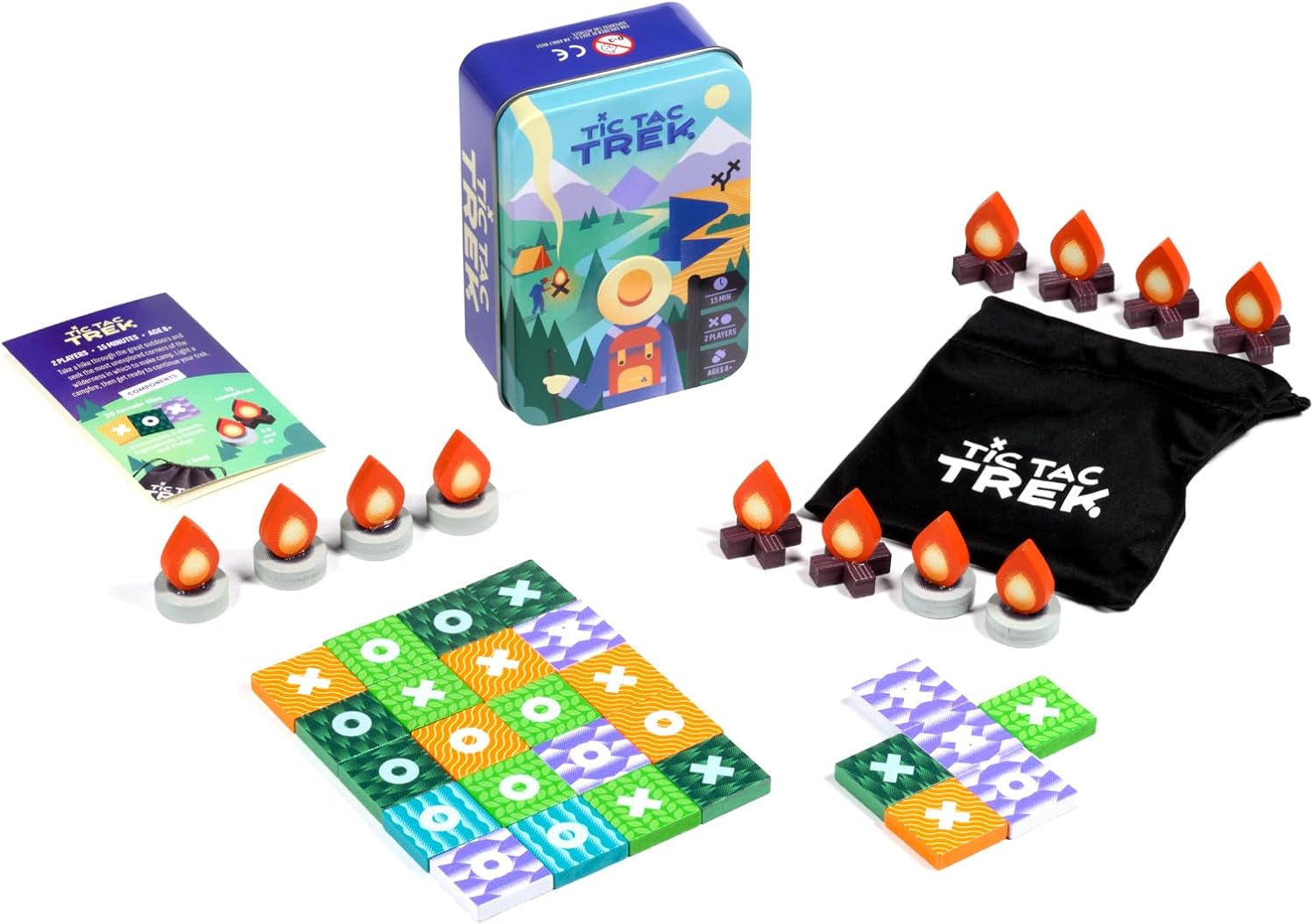 Tic Tac Trek - Tic Tac Toe Exploration Tin Game