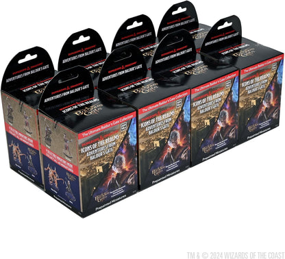 WizKids D&D Icons of The Realms: Adventures from Baldur's Gate - Booster Brick 8 ct | Include personaggi di BG3