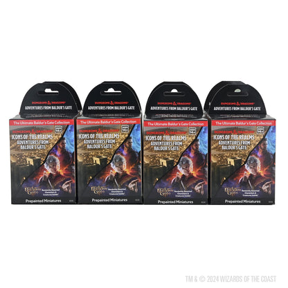 WizKids D&D Icons of The Realms: Adventures from Baldur's Gate - Booster Brick 8 ct | Include personaggi di BG3