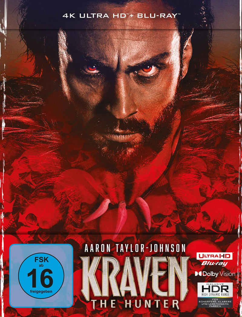 Kraven the Hunter (Limited Steelbook, 4K-UHD + Blu-ray