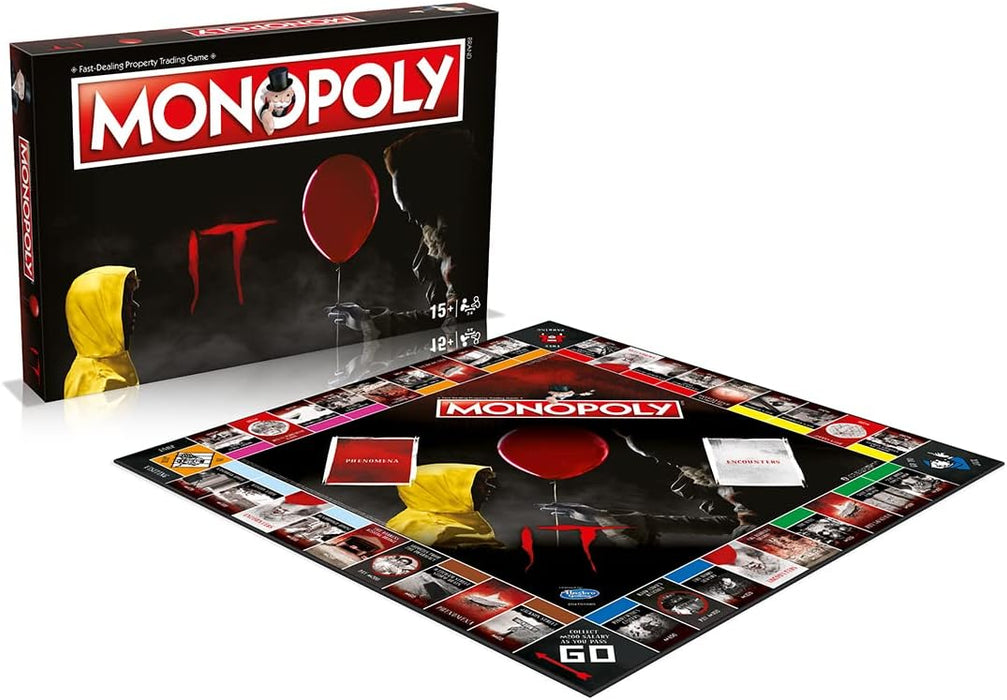 Stephen King's IT Monopoly Board Game, 2-6 Players, Ages 17 and up
