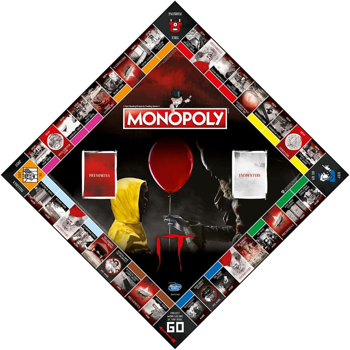 Stephen King's IT Monopoly Board Game, 2-6 Players, Ages 17 and up