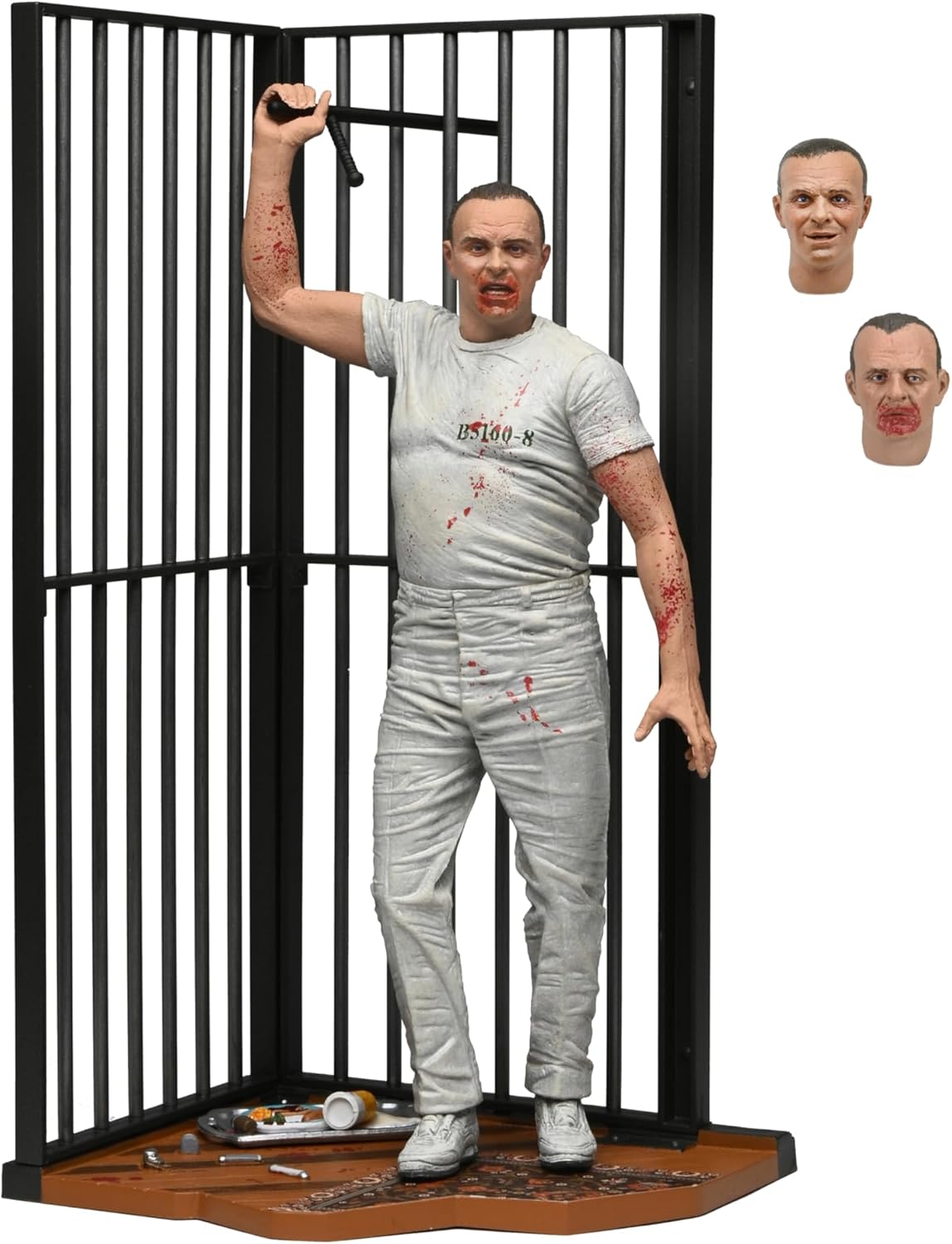 NECA - Il silenzio degli innocenti - Action Figure in scala da 17,8 cm - Dr. Hannibal Lecter (Prison Escape