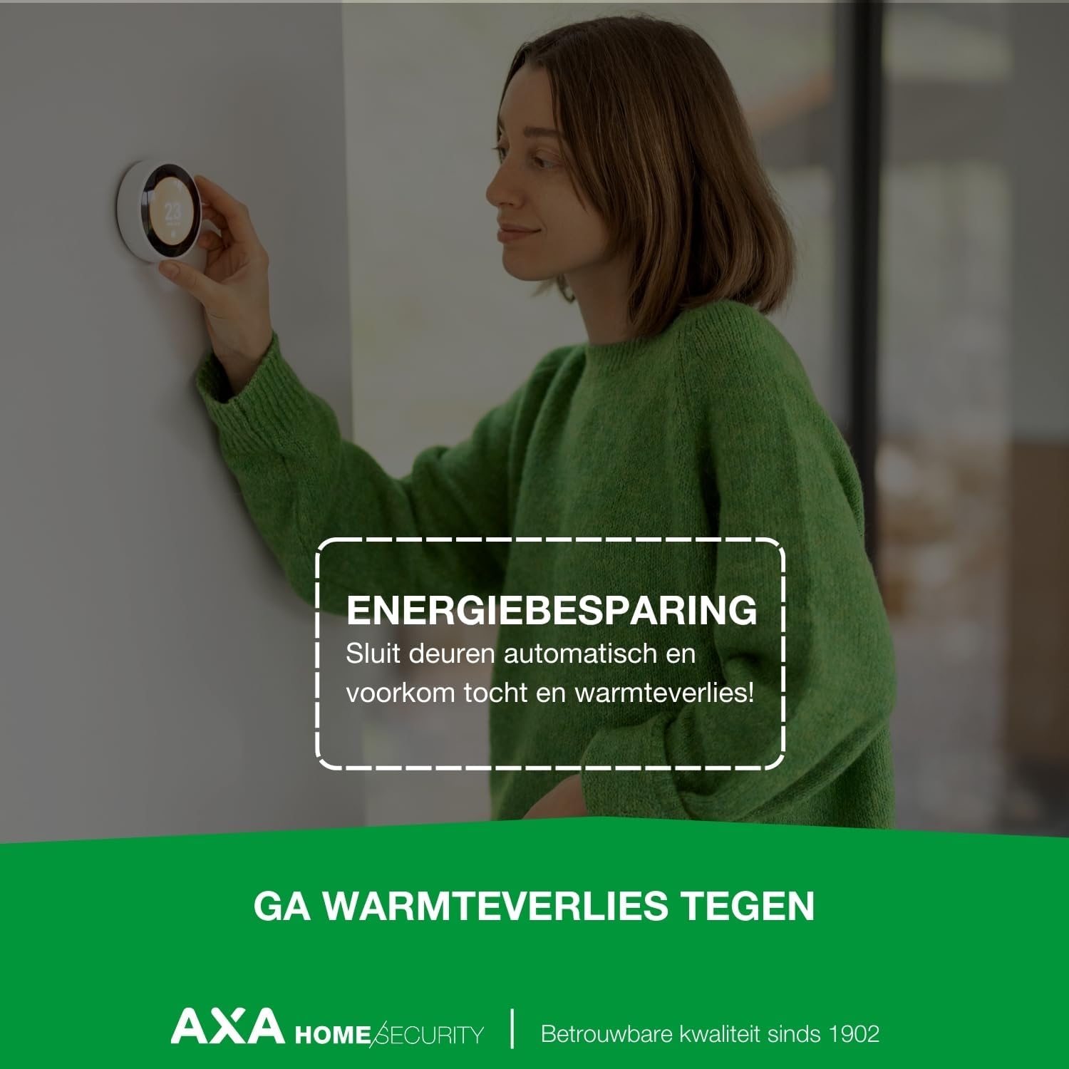 Axa Deurdranger - Model 7504 - Deursluiter Voor Binnen - Tot 80 Kg - Voor Binnendeuren - Grijs