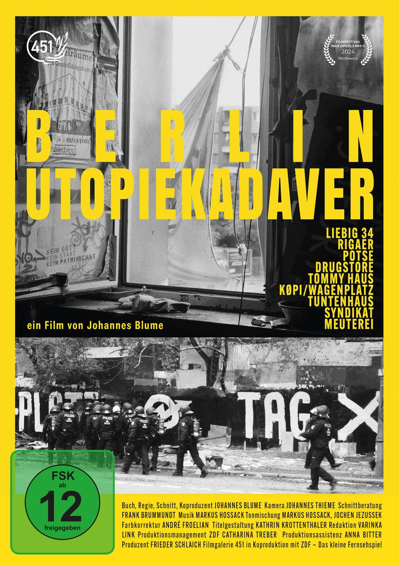 BLUME, JOHANNES - BERLIN UTOPIEKADAVER
