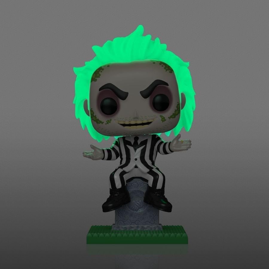 Funko Pop Beetlejuice on Tombstone Glows in The Dark Special Edition 1757