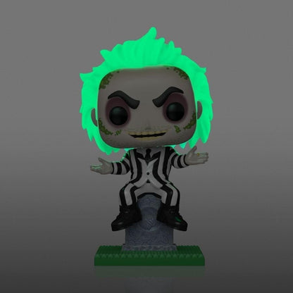Funko Pop Beetlejuice on Tombstone Glows in The Dark Special Edition 1757