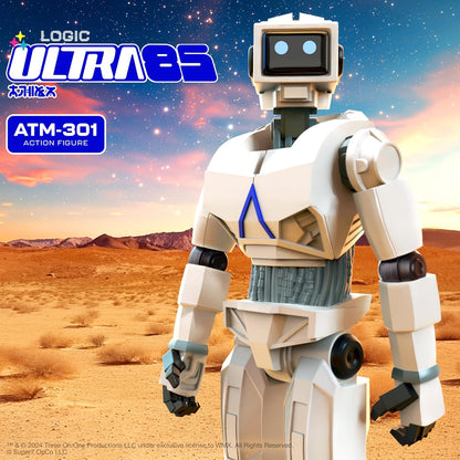 SUPER7 Logic ATM-301 (Ultra 85) - 3.75" Logic Action Figure Classic Sci-Fi and Hip Hop Collectibles and Retro Toys