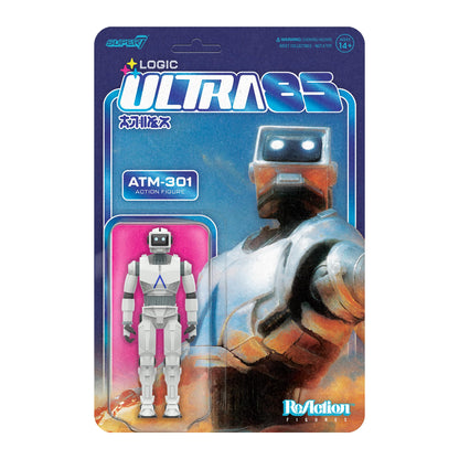 SUPER7 Logic ATM-301 (Ultra 85) - 3.75" Logic Action Figure Classic Sci-Fi and Hip Hop Collectibles and Retro Toys