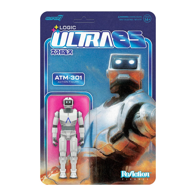 SUPER7 Logic ATM-301 (Ultra 85) - 3.75" Logic Action Figure Classic Sci-Fi and Hip Hop Collectibles and Retro Toys