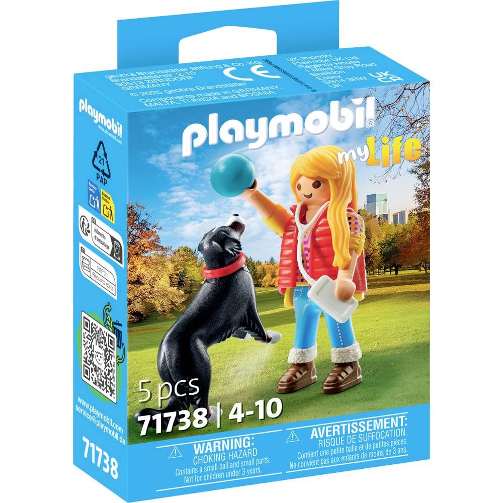 PLAYMOBIL 71738 Jeune fille avec chien de montagne