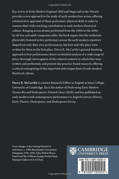 Boy Actors in Early Modern England