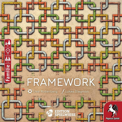 Pegasus Spiele Framework 59055G Edition Spielwiese Board Game 1-4 Players 12+