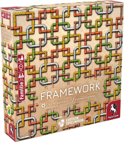 Pegasus Spiele Framework 59055G Edition Spielwiese Board Game 1-4 Players 12+