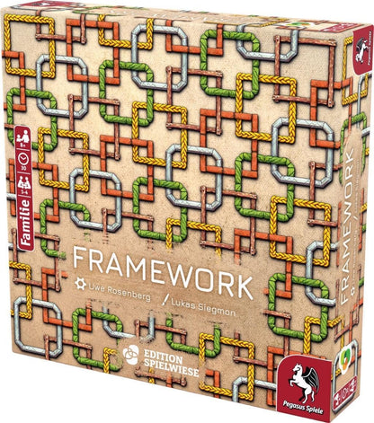 Pegasus Spiele Framework 59055G Edition Spielwiese Board Game 1-4 Players 12+