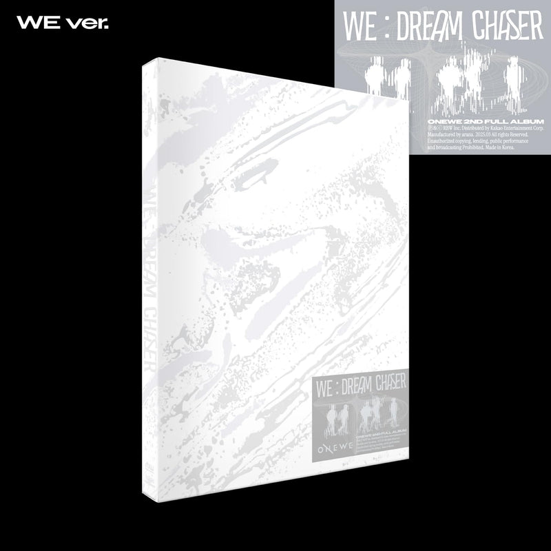 We : Dream Chaser - We Version - incl. 60pg Photobook, 12pg Lyrics Book, Envelope, 2 Postcards, ID Card, Sticker, Photo Drop, Folded Poster, 2 Photocards + Letter