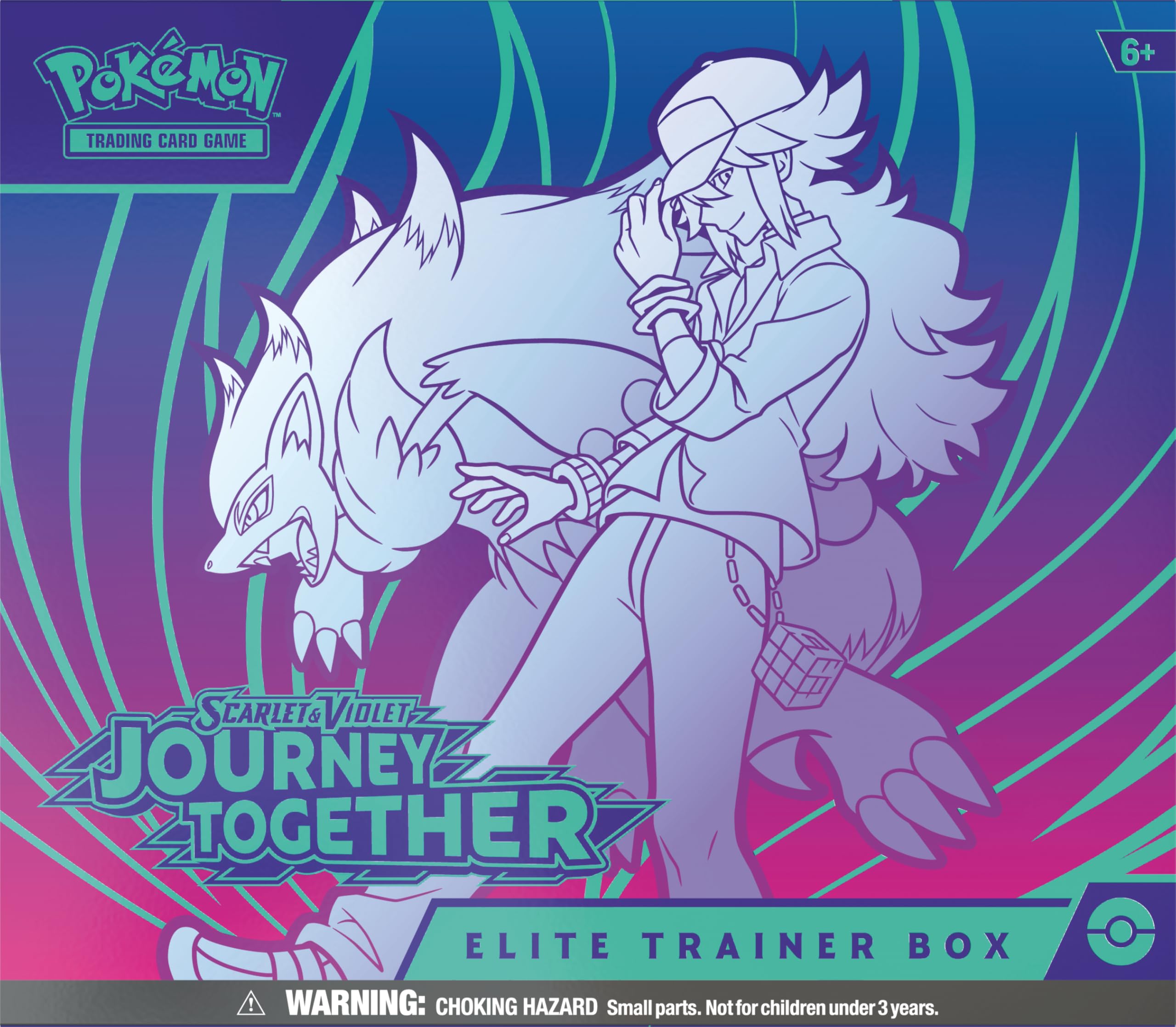 Pokémon TCG: Scarlet & Violet—Journey Together Elite Trainer Box (1 Full-Art Promo Card, 9 Boosters & Premium Accessoires