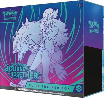 Pokémon TCG: Scarlet & Violet—Journey Together Elite Trainer Box (1 Full-Art Promo Card, 9 Boosters & Premium Accessoires