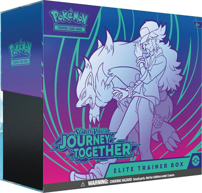 Pokémon TCG: Scarlet & Violet—Journey Together Elite Trainer Box (1 Full-Art Promo Card, 9 Boosters & Premium Accessoires