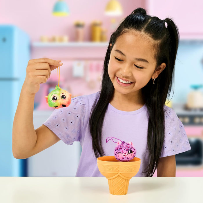 Cookeez Makery Yum Yumz Twin Pack, Full Of Fun And Full Of Yum! Add Ingredients & Discover 2 Super-Cute Scented Surprise Plush Pets Inside An Ice Cream Cone You Can Customize, Over 30 To Collect