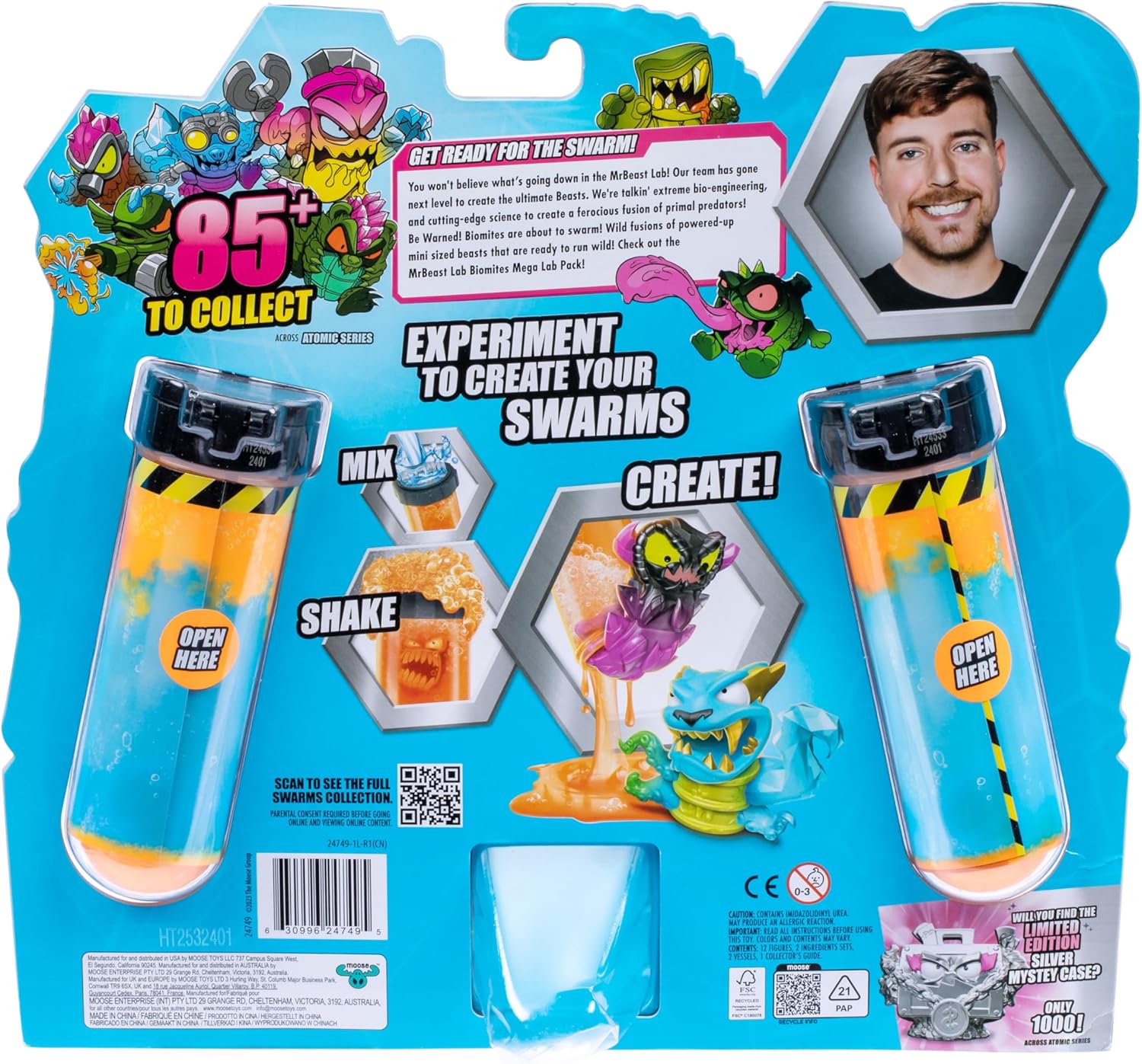 MrBeast Lab Zwermen Atomic Serie 12 Pack - Night Fright Panther