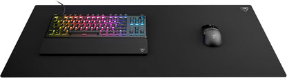 Turtle Beach Sense Core XXL ultrabrede pc-gamingmuismat, antislip rubber, gebalanceerd micro-geweven stoffen oppervlak, glad, duurzaam, rechthoekig - zwart