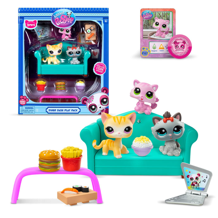 Littlest Pet Shop - Diner Dash Play Pack - (00636)