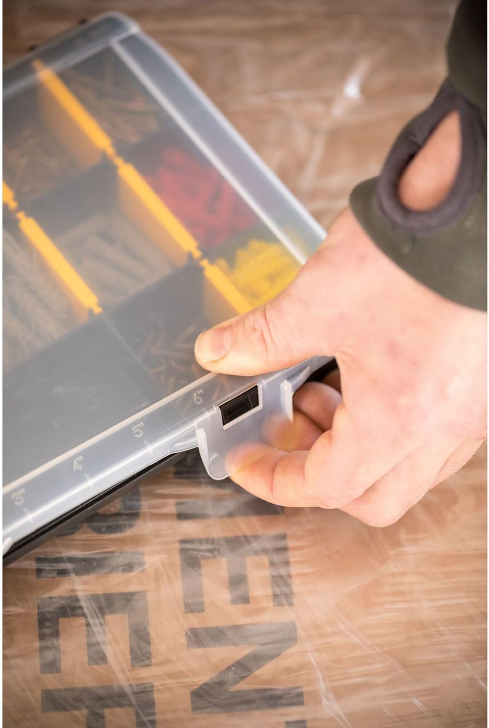 STANLEY STST81680-1 Organizer Porta minuteria, Trasparente