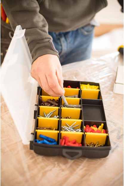 STANLEY STST81680-1 Organizer Porta minuteria, Trasparente