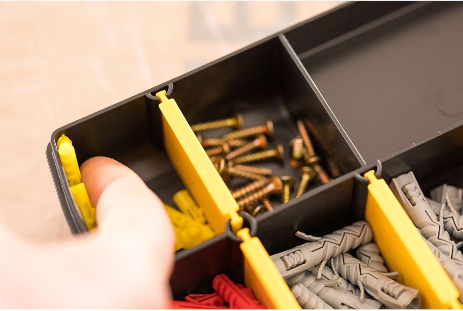 STANLEY STST81680-1 Organizer Porta minuteria, Trasparente