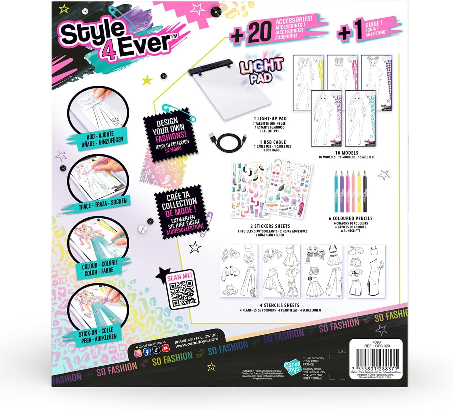 Style 4 Ever - Fashion Designer Light-Up Pad - (320)