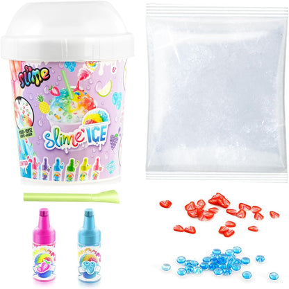 Canal Toys - So Slime DIY - Slime Ice Mega Cup - with 2 fragrant dyes, 1 spoon and decorations - SSC 300