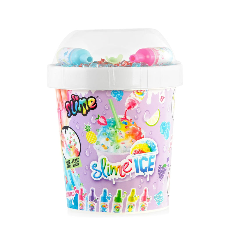 Canal Toys - So Slime DIY - Slime Ice Mega Cup - with 2 fragrant dyes, 1 spoon and decorations - SSC 300
