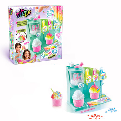 So Slime DIY Slime Ice Machine Kit – Slime Making Kit for Kids | Make 5 Ice Cream Slimes with Scented Colours, Straws & Toppings | Creative Craft Kit Age 6+ | Kit with 1 Machine, 3 Scented Dyes, Accessories and Decorations - Ideal Toy for Gift or Surprise
