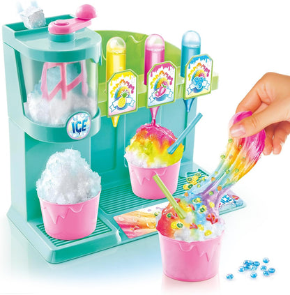 So Slime DIY Slime Ice Machine Kit – Slime Making Kit for Kids | Make 5 Ice Cream Slimes with Scented Colours, Straws & Toppings | Creative Craft Kit Age 6+ | Kit with 1 Machine, 3 Scented Dyes, Accessories and Decorations - Ideal Toy for Gift or Surprise