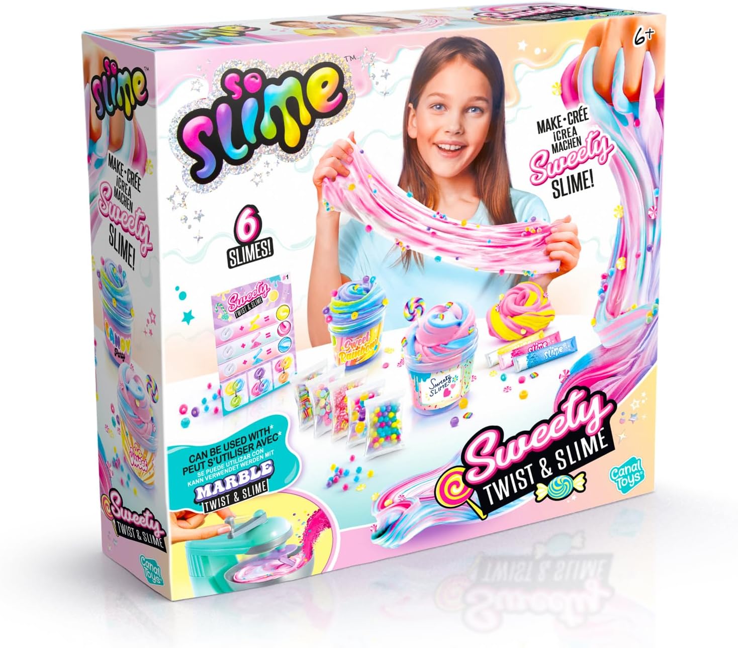 Canal Toys - So Slime DIY – Twist & Slime Candy Kit – creatieve vrije tijd voor kinderen vanaf 6 jaar – SSC 322