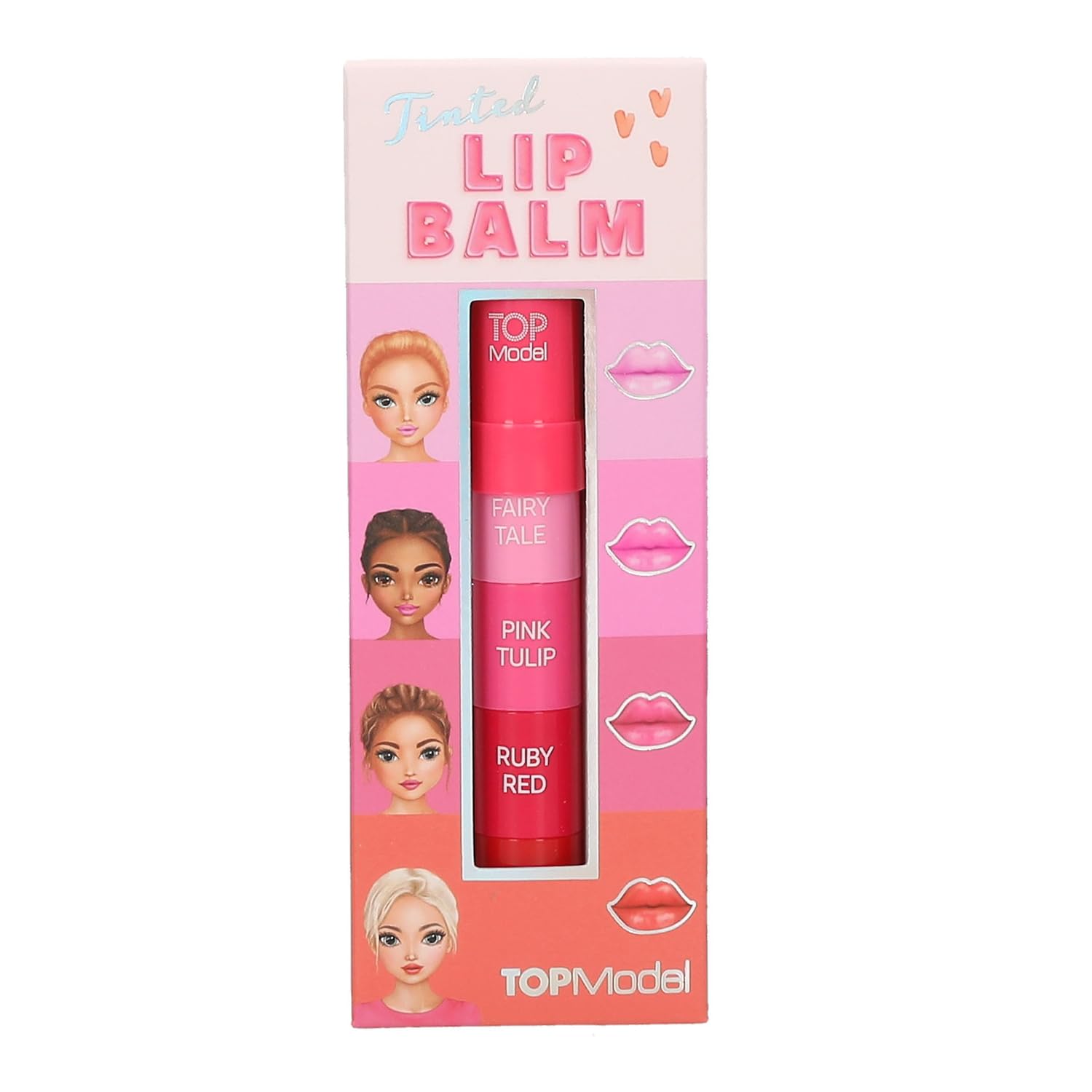 Topmodel - Topmodel Tinted Lip Balm - 4 Colors - 4 X 1G