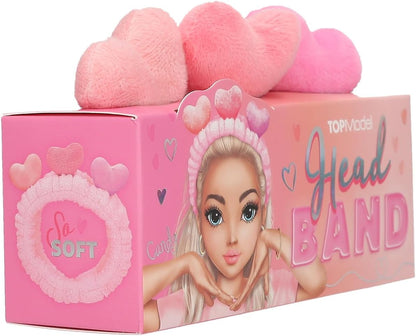 Topmodel - Head Band With Hearts Beauty And Me - Pink