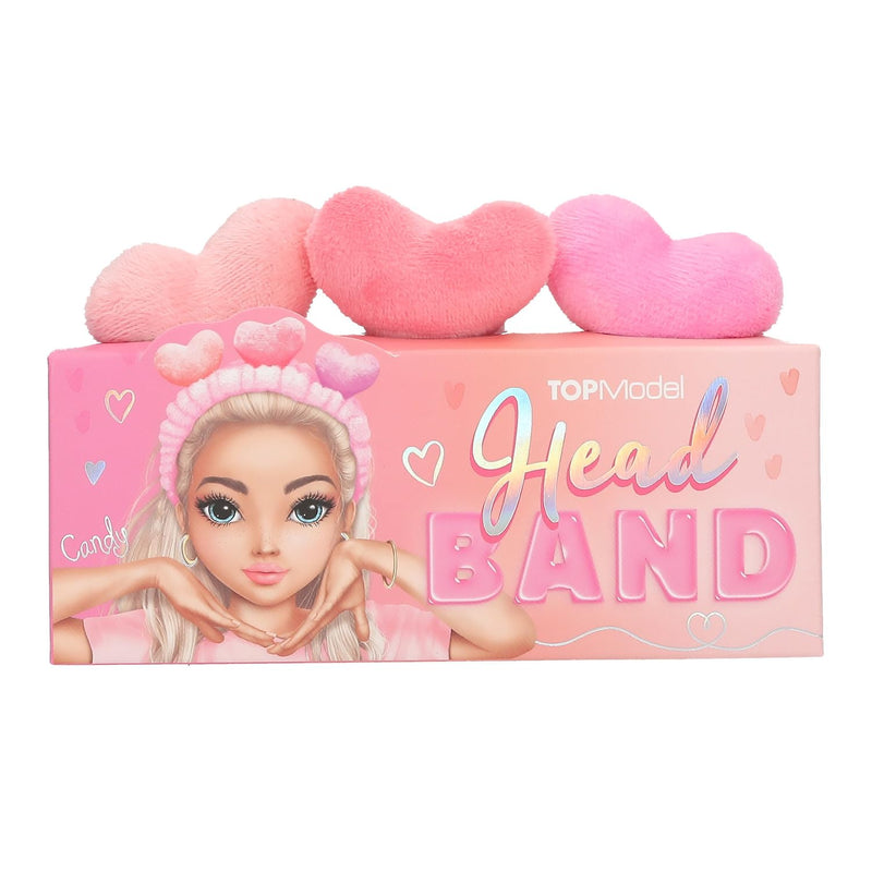Topmodel - Head Band With Hearts Beauty And Me - Pink