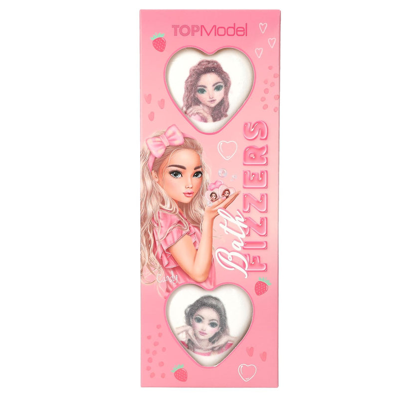 Topmodel - Topmodel Printed Bathfizzers Beauty And Me - White, Pink - 30G Each
