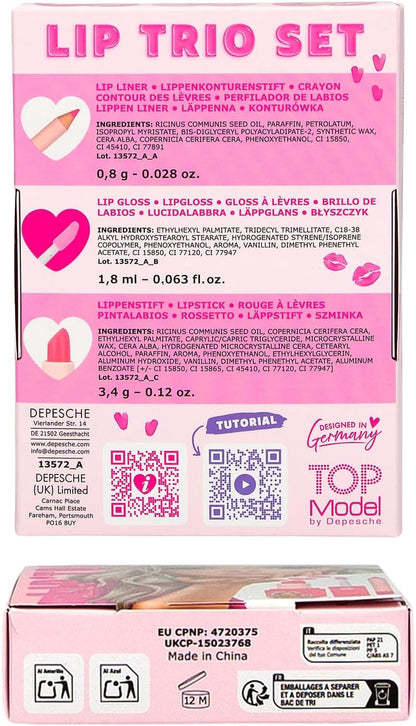 Depesche Top Model Beauty Lip Trio Set