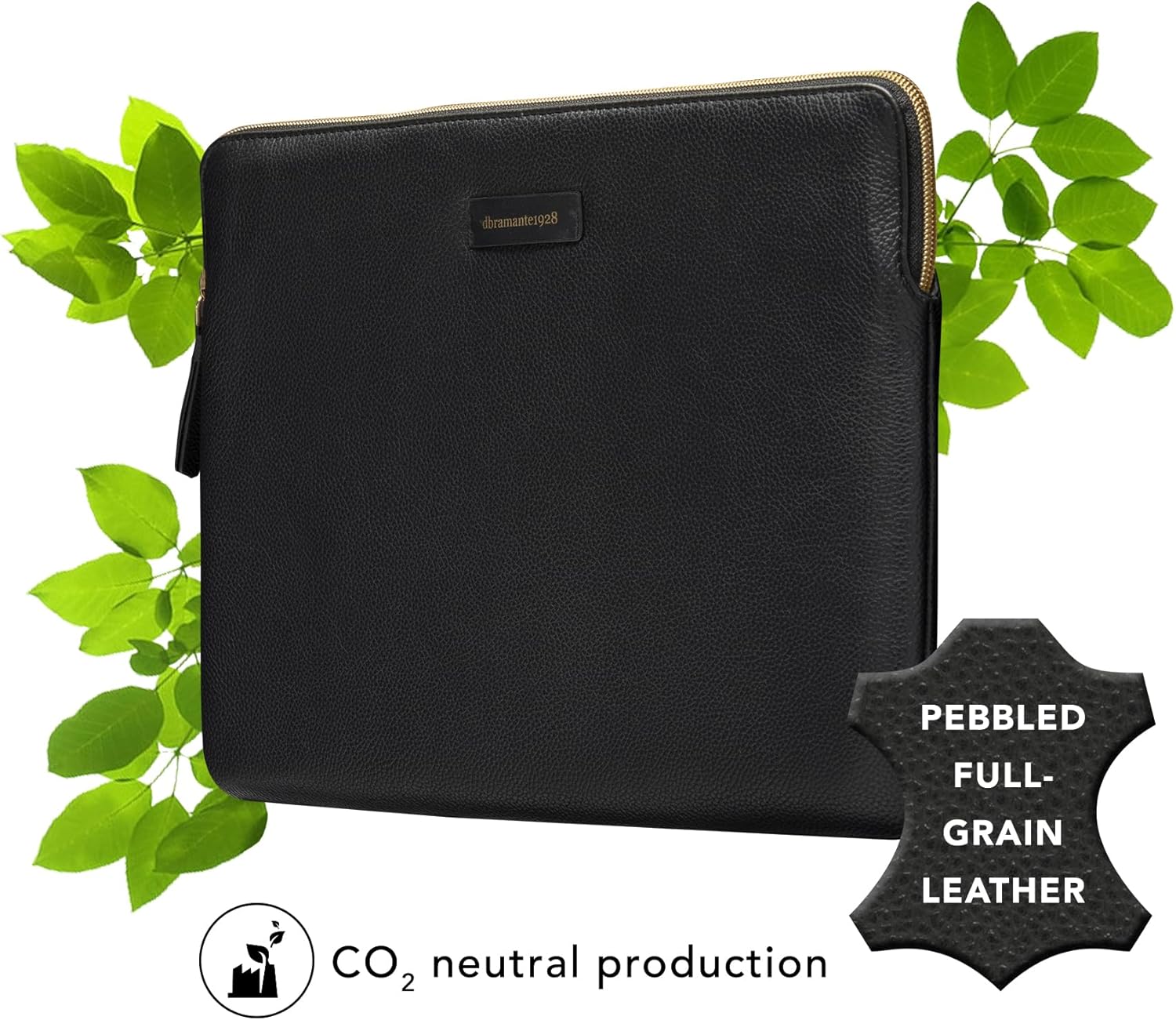 dbramante1928 - Skagen Pro+ Laptop Sleeve - Compatible With Macbook Pro 14 Inch PC - Made From Sustainably Sourced Full Grain Leather