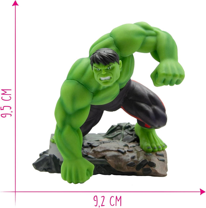 Bullyland Hulk van Marvel Avengers, perfect als speelgoedfiguur, decoratie en klein cadeau voor kinderen vanaf 3 jaar en verzamelaars, detailgetrouwe 9,5 cm verzamelfiguur voor Kidults 11332