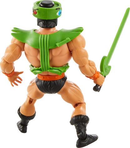 Masters of the Universe Origins Action Figure, Tri-Klops Collectible, MOTU Evil 3-Eyed Villain, 16 Posable Joints, 5.5 Inch with Accessories, HYD33